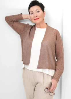 Eileen Fisher - Organic Linen Cotton Cord Cropped Cardigan