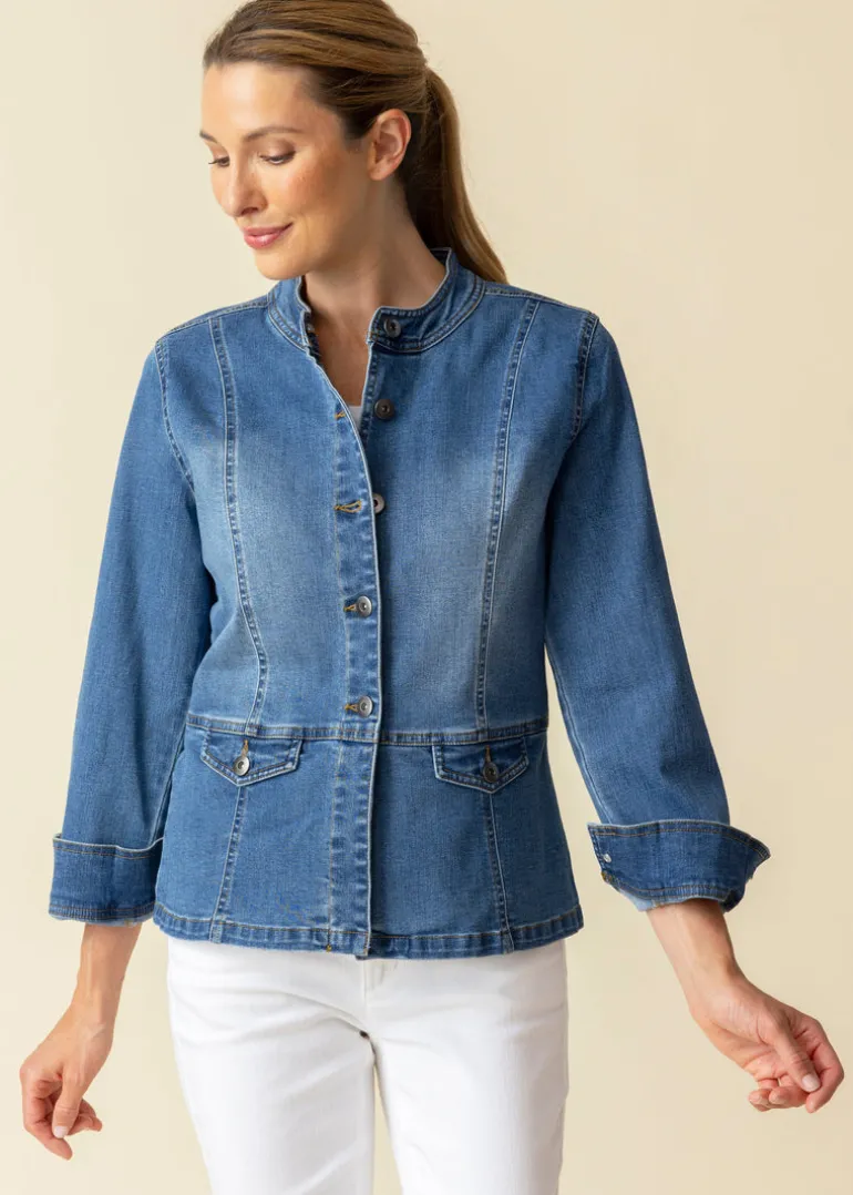 Habitat - Denim Moto Jacket - SALE