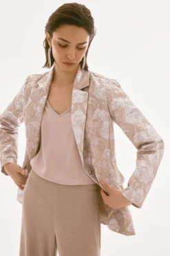 Joseph Ribkoff - Brocade Floral Print Blazer