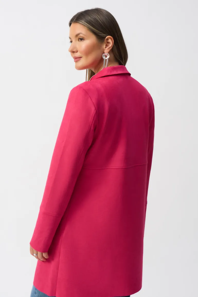 Joseph Ribkoff - Scuba Suede Straight Jacket
