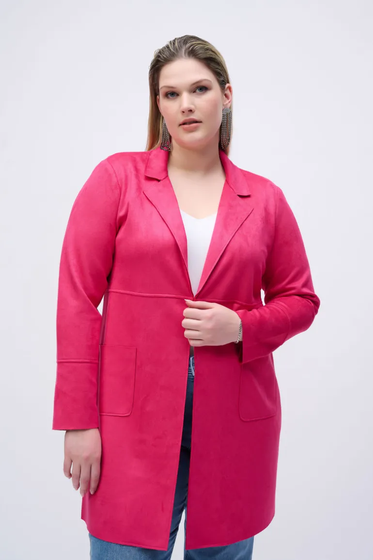 Joseph Ribkoff - Scuba Suede Straight Jacket