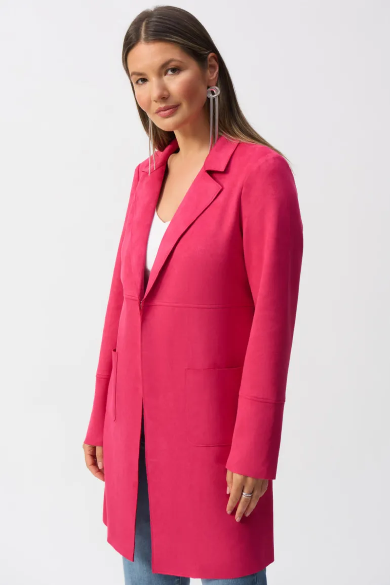 Joseph Ribkoff - Scuba Suede Straight Jacket