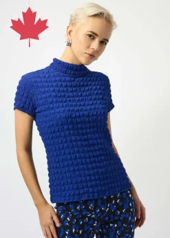 Joseph Ribkoff - Textured Knit Fitted Top