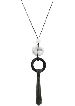 Merx - Chain Tassel Long Necklace
