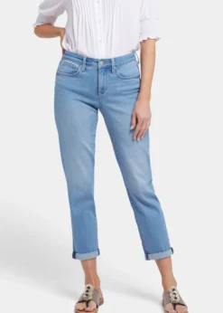 NYDJ - Margot Girlfriend Jeans With Rolled Cuff - Salamanca Sun - SALE