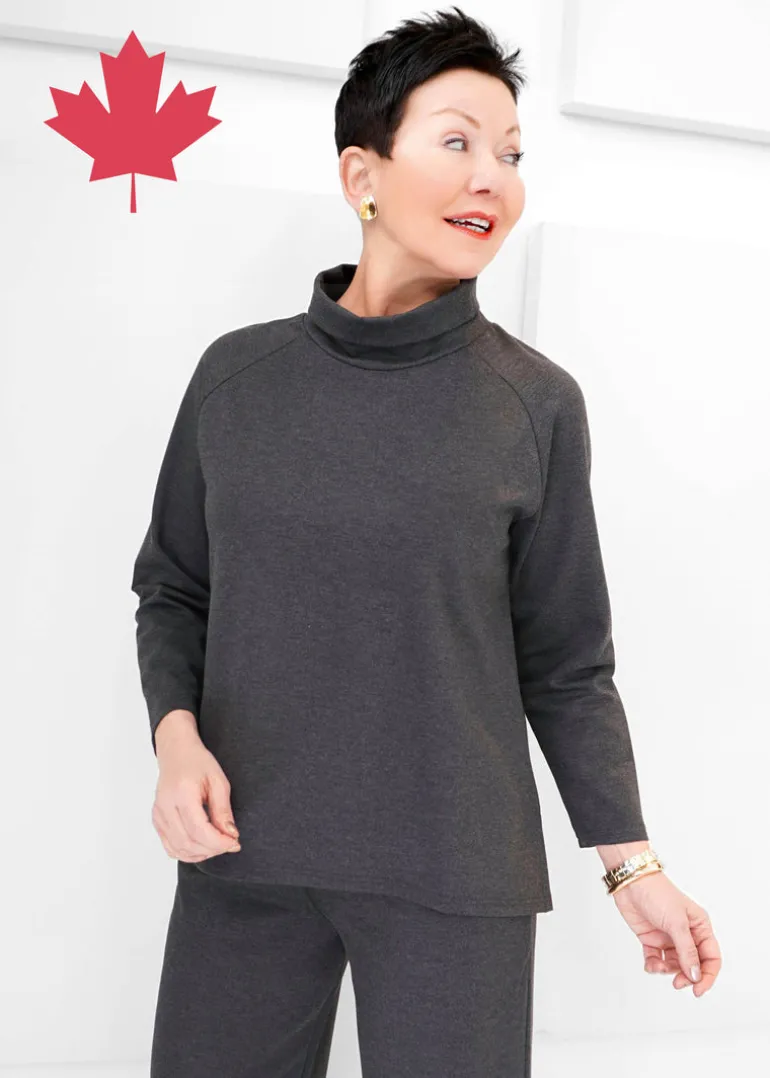 Shepherd's - Ponte Retreat Raglan Top
