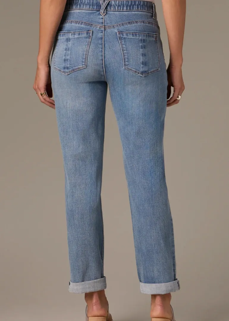 Wit & Wisdom - Gemma Mid-rise Girlfriend Jean