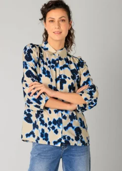 Yest - Ragin 3/4 Sleeve Printed Blouse - SALE
