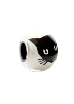 Zsiska - Black Cat Round Bead - PRE ORDER